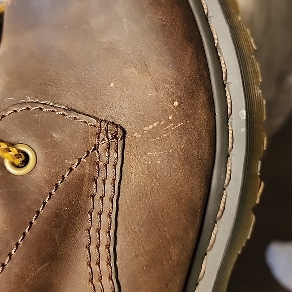 Dr Doc Martens Hilda Military Combat Boot Air Wair Moto Ladies Womens 10 NWOT - Picture 11 of 11